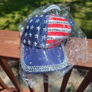 New Five-pointed Star Artificial Diamond Baseball Cap Outdoor  Sunshade Hat